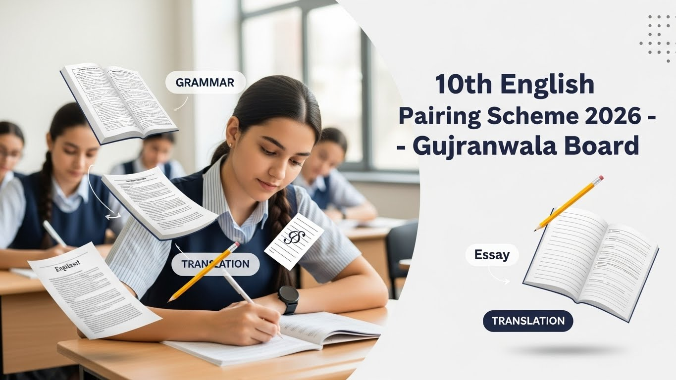 10th Class English Pairing Scheme 2026
