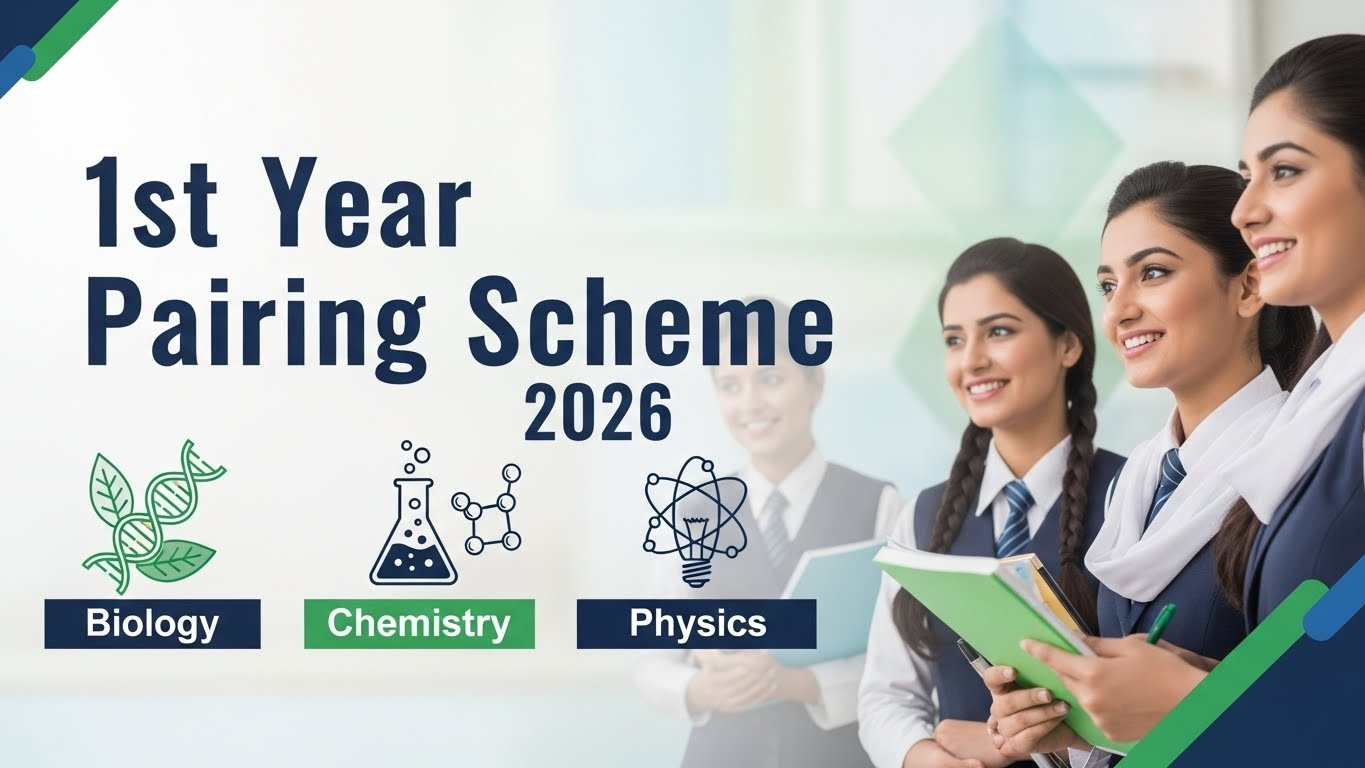 1st Year Pairing Scheme 2026 Gujranwala Board