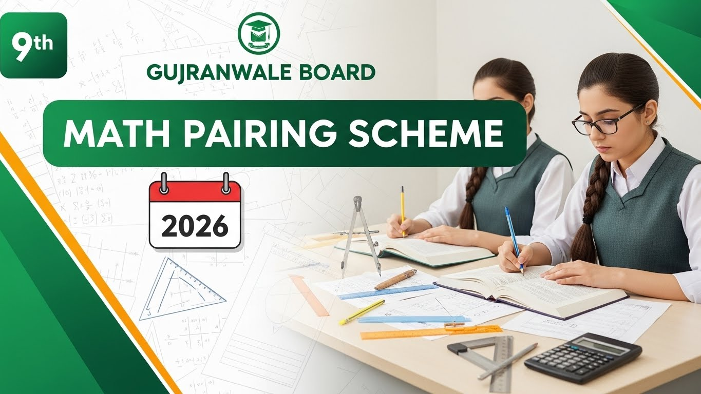 Pairing Scheme of 9th Class 2026 Mathematics