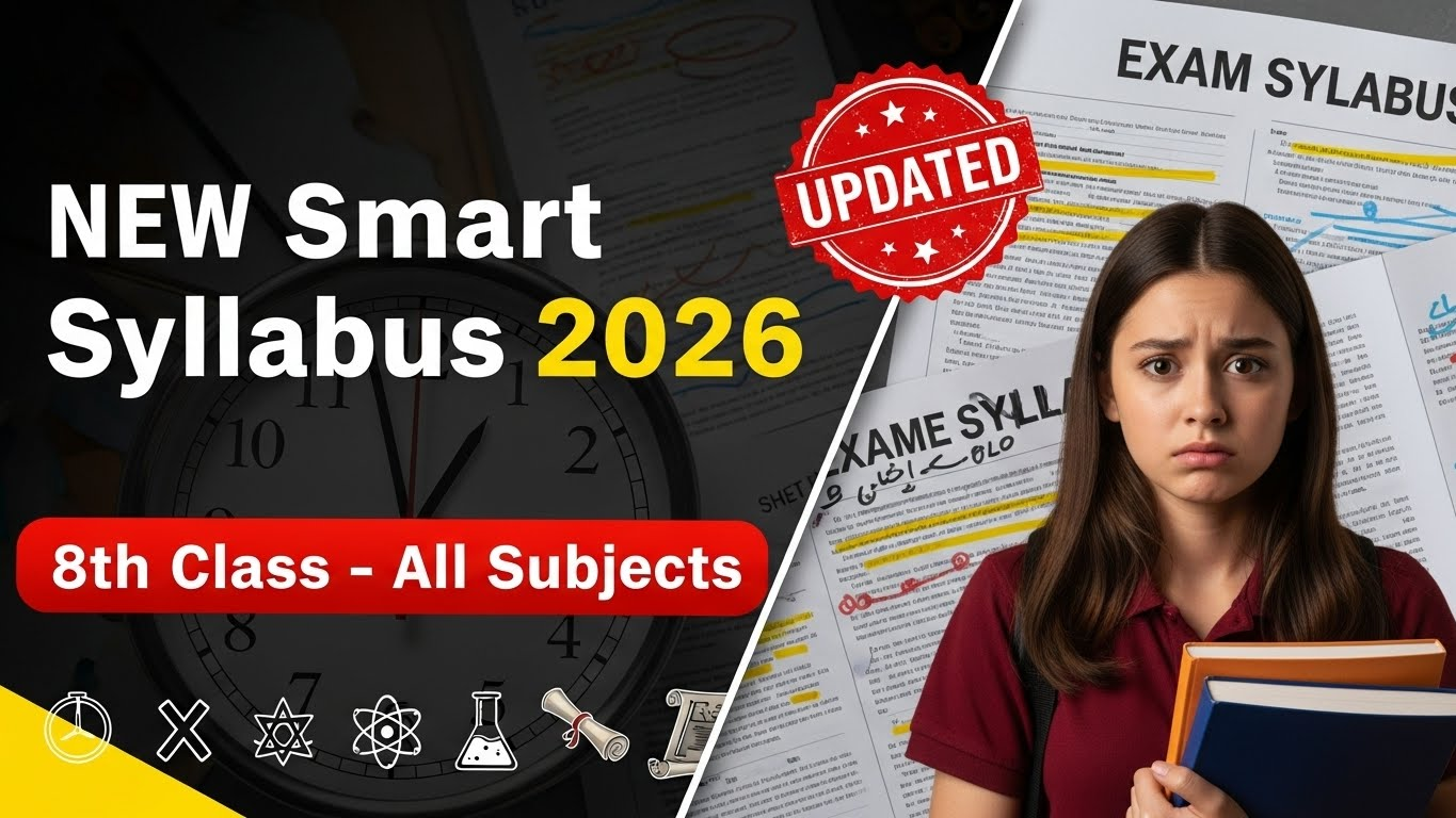 8th Class Smart Syllabus 2026 Gujranwala