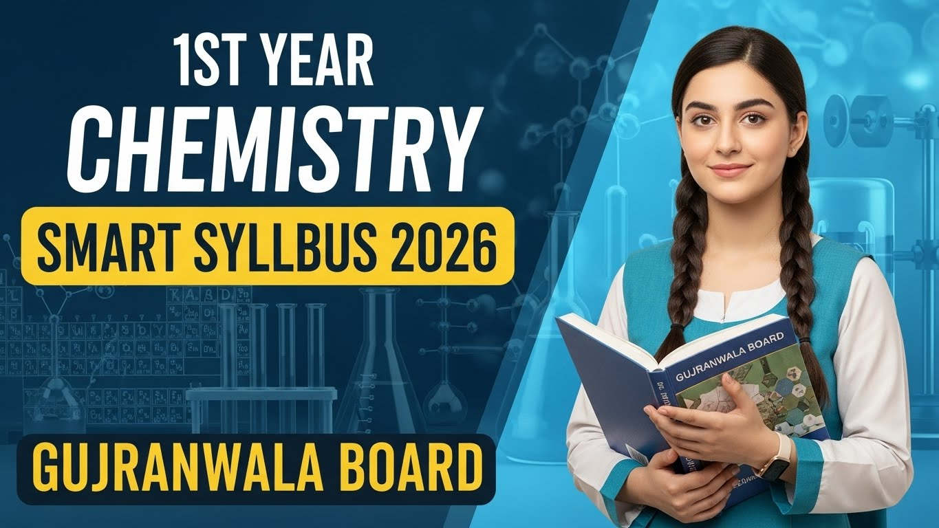 1st Year Chemistry Smart Syllabus 2026 – Gujranwala Board