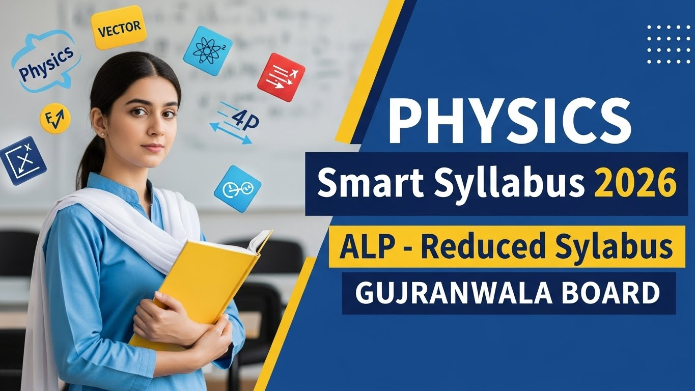 1st Year Physics Smart Syllabus 2026 – Gujranwala Board
