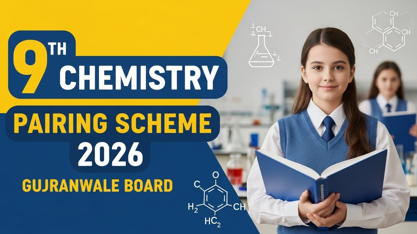 9th Class Chemistry Pairing Scheme 2026 Gujranwala Board