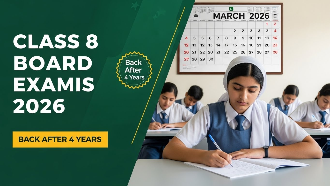 Punjab Class 8 Board Exams 2026 to Be Held in March After Four-Year Gap